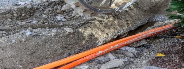 instalación tuberías subterráneas