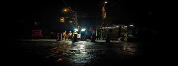 instalación tuberías subterráneas