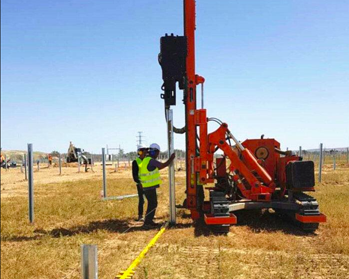 maquinaria especializada hincado